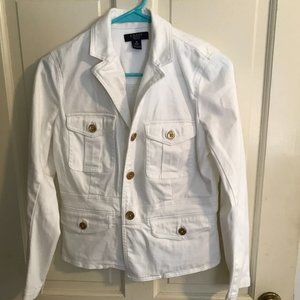 Medium White Chaps Jacket